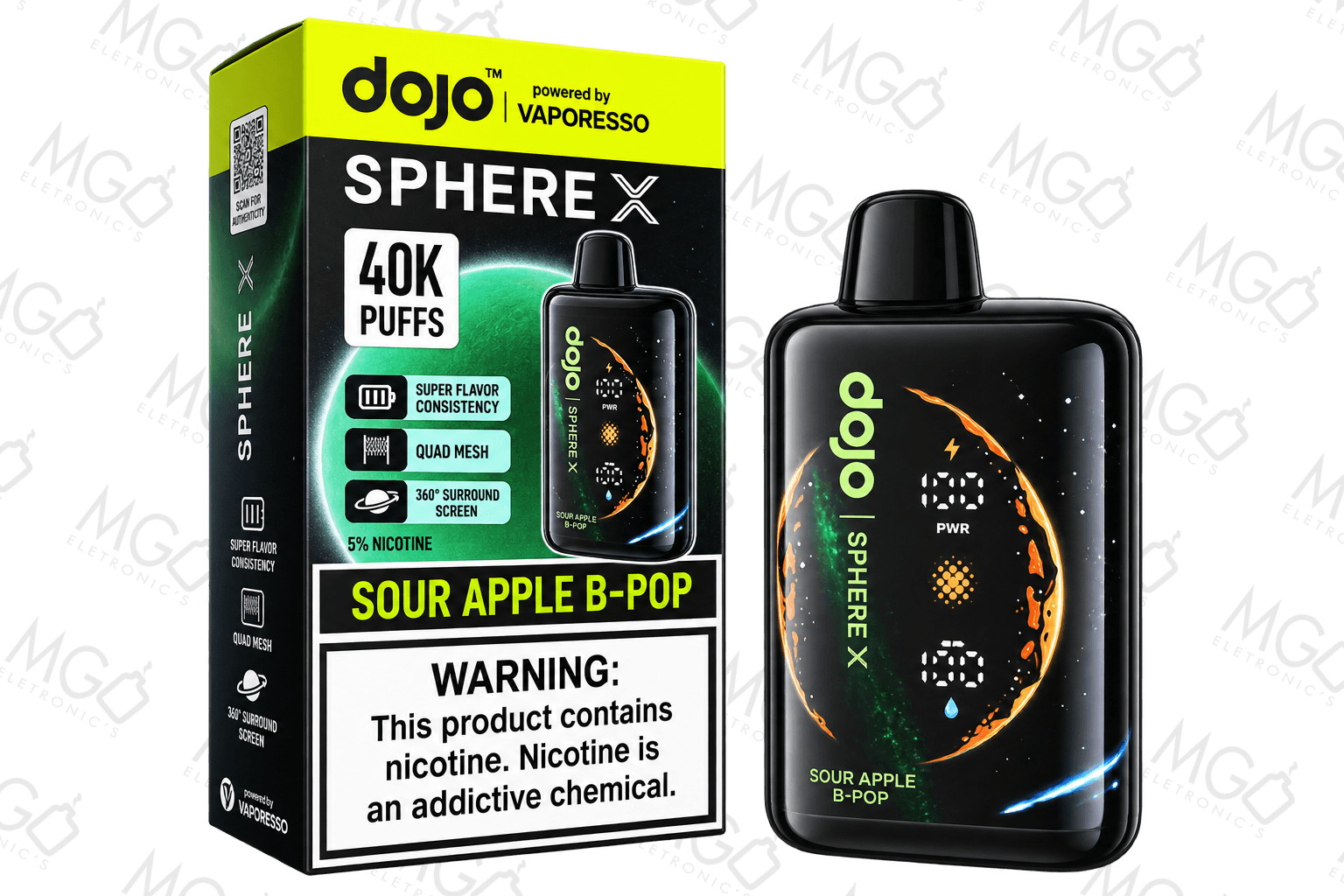 Vaporesso Dojo Sphere X 40K – 40000 Puffs – Pod Descartável